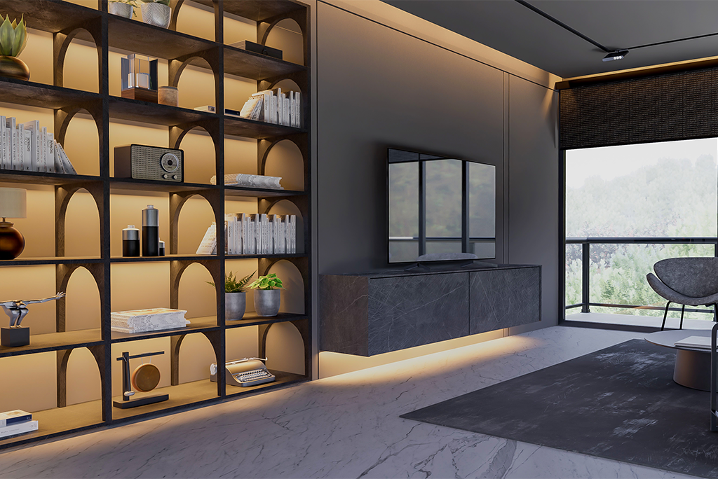 Technology in lighting modern spaces