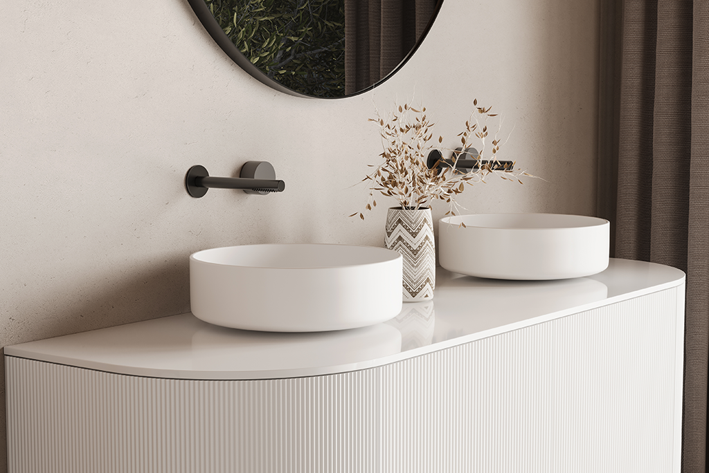 Designer ceramics and taps