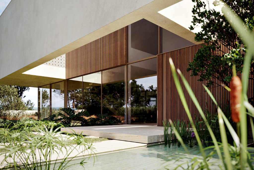 Outdoor spaces as natural extensions