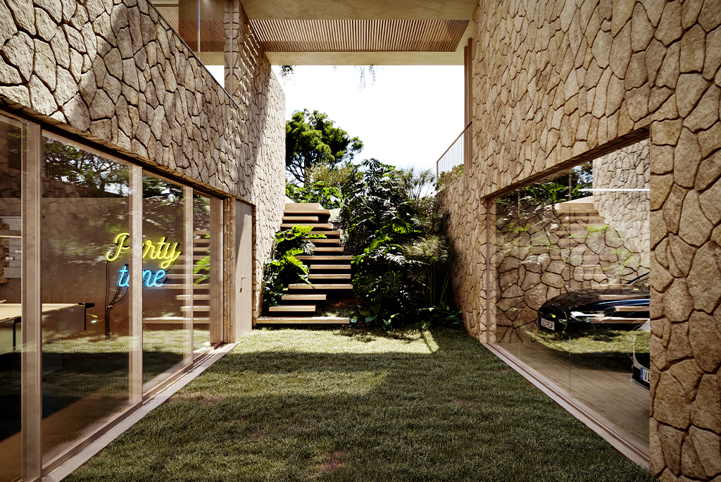 Reconnecting with nature through layered landscaping