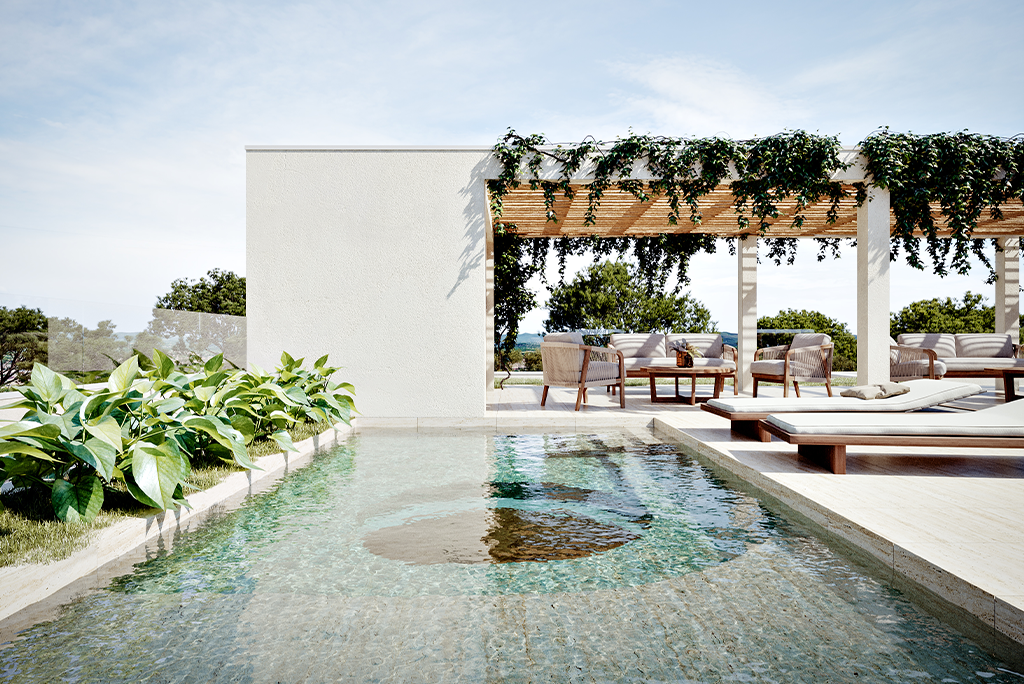 Wellness-driven design in outdoor areas